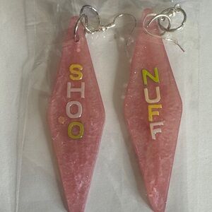 Pink Shoo Nuff Statement Earrings
